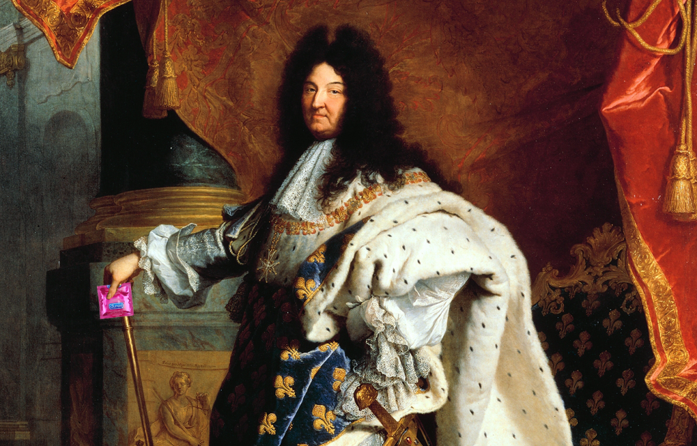 Ludvig XIV med kådis.
