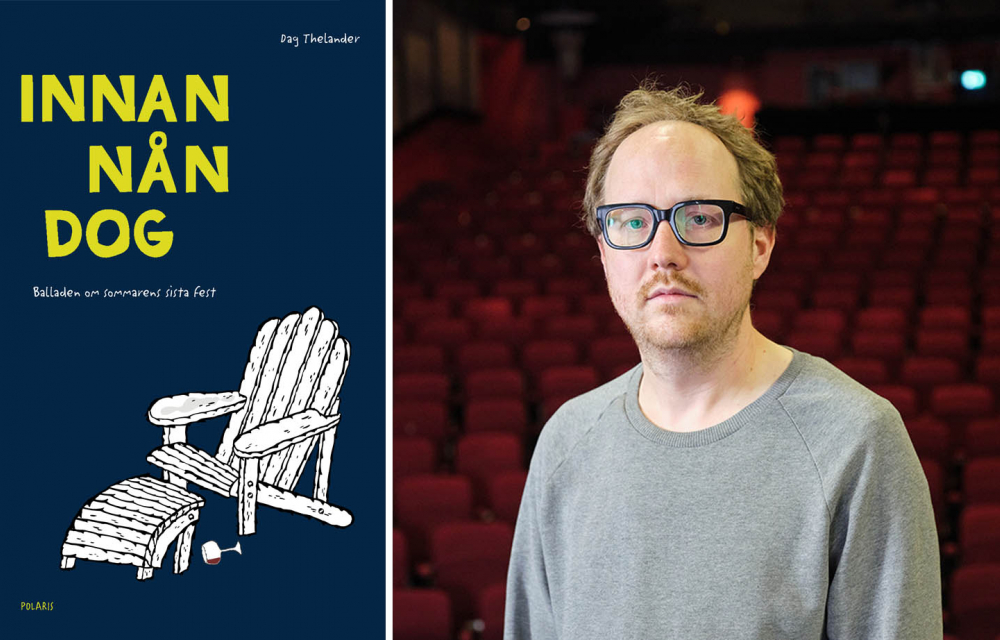Dag THelander och bok