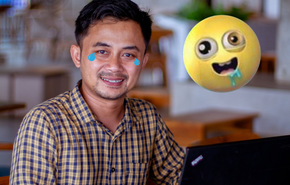 Bild man som snart går sönder