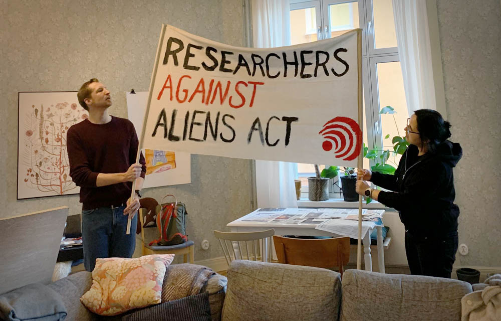 Demonstration sign