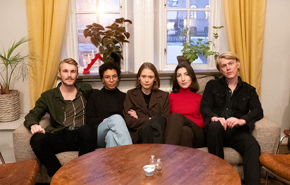 William Norling, Mariam Barrow, Filippa Kindblom, Kamilla Taraeva och Wilhelm Swärd - fem studenter som tillsammans återstartat Clarté Uppsala.