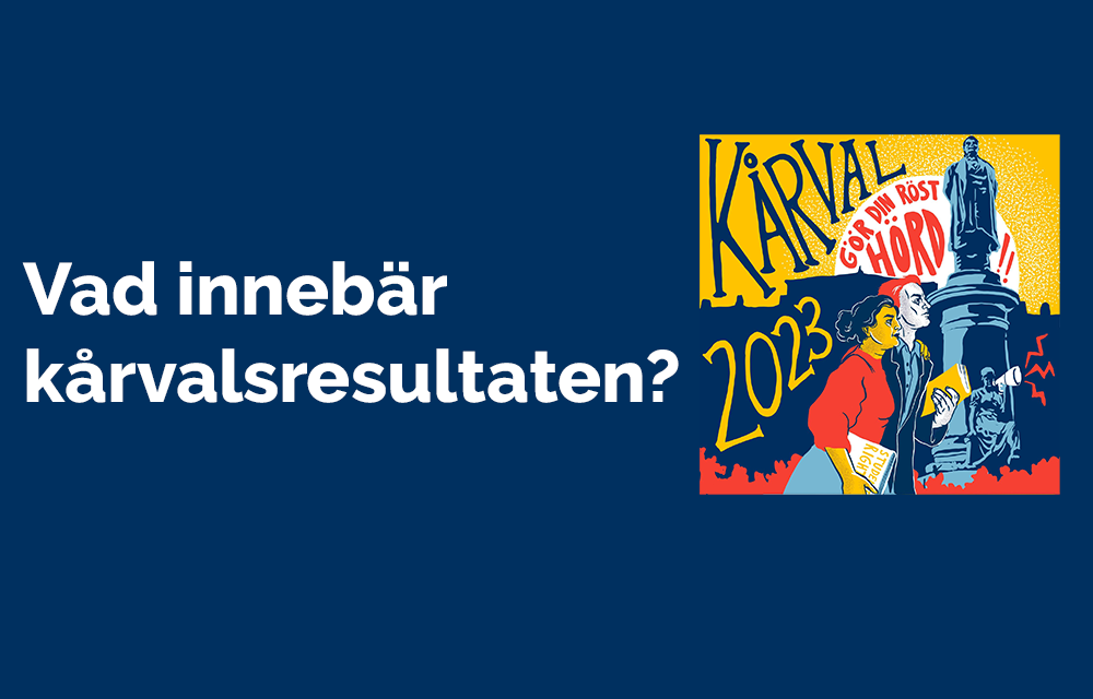 Vad innebär kårvalsresultaten? 