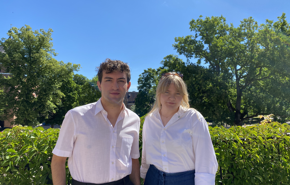 Anton Sánchez Sulejmani och Linnea Rydén